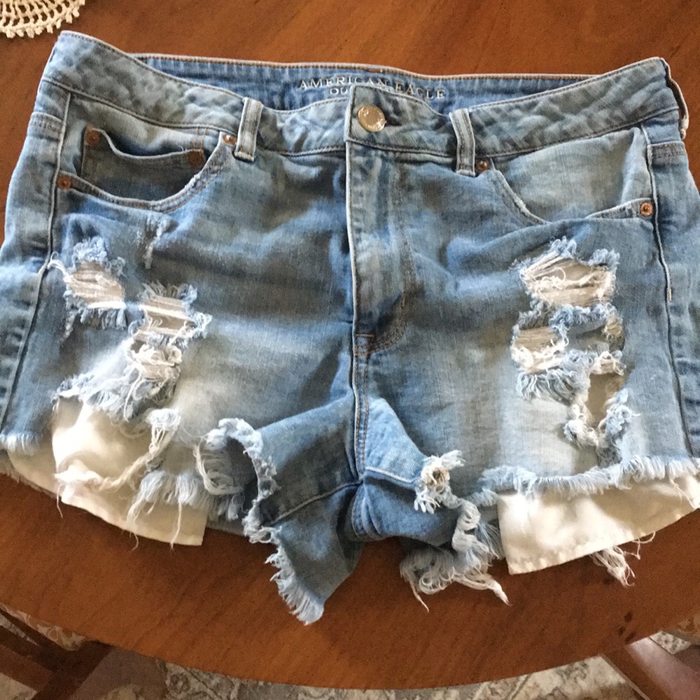 American eagle hi-rise festival shorts